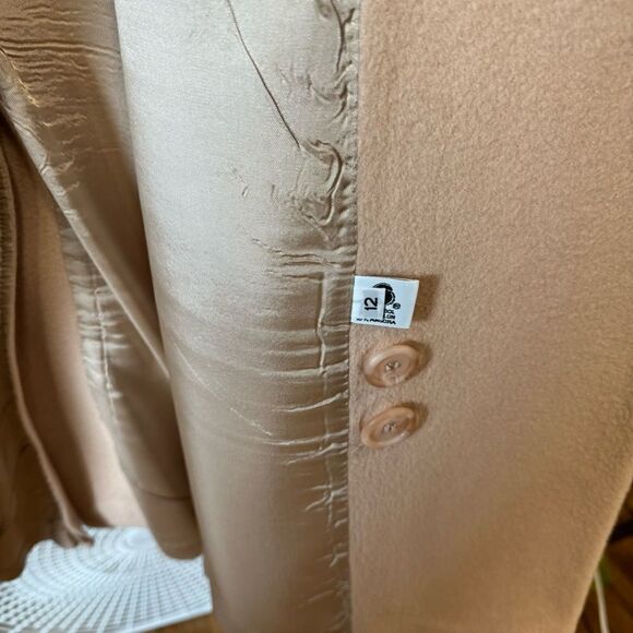 Forecaster of Boston Vintage Wool Angora Double Breasted Long Longline Coat - Picture 10 of 15